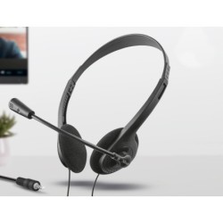 Auricular trust primo chat headset para pc y laptop longitud cable 1,8 m con microfono conexion jack 3.5