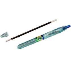 Boligrafo pilot ecoball plastico reciclado tinta aceite punta de bola 1 mm color azul