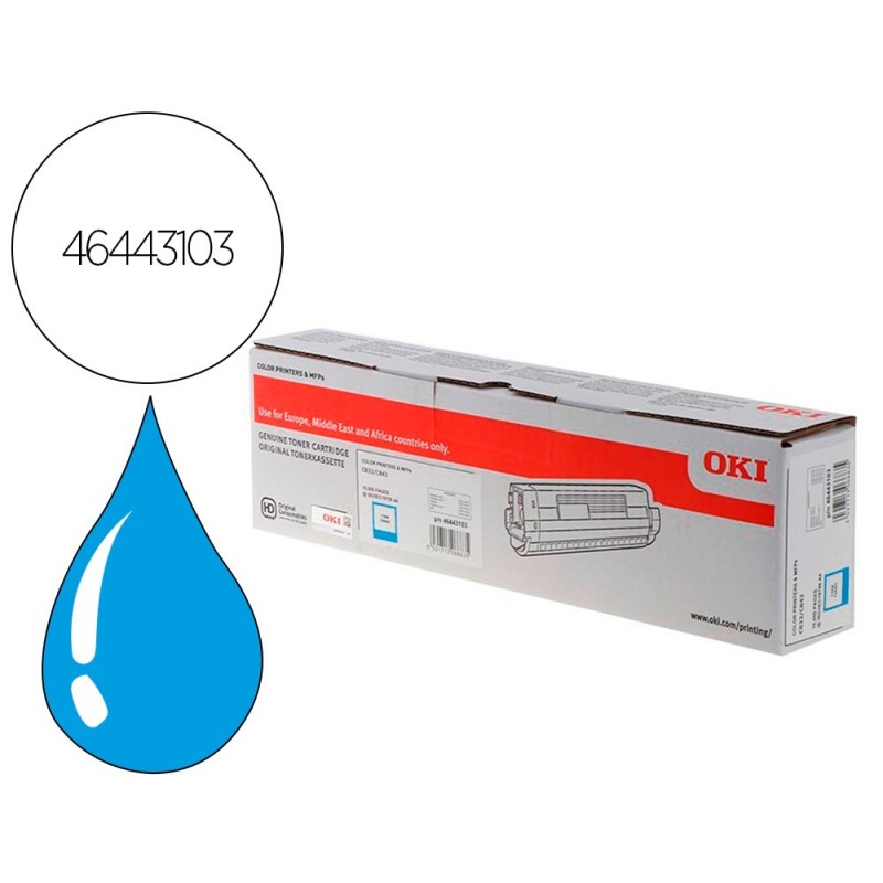 Toner oki laser 46443103 c833 / c843 cian 10000 paginas