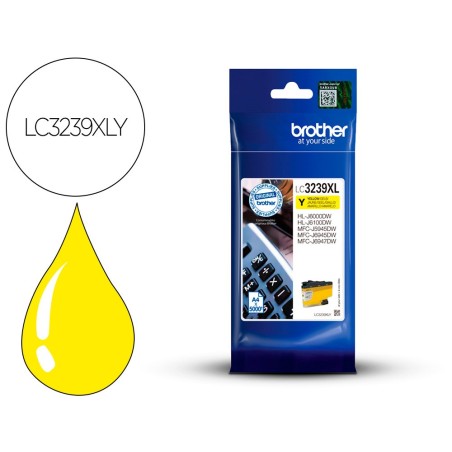 Ink-jet brother lc3239y hl-j6000 / mfc-j5945 / mfc-j6945 / mfc-j6947 amarillo 5000 paginas