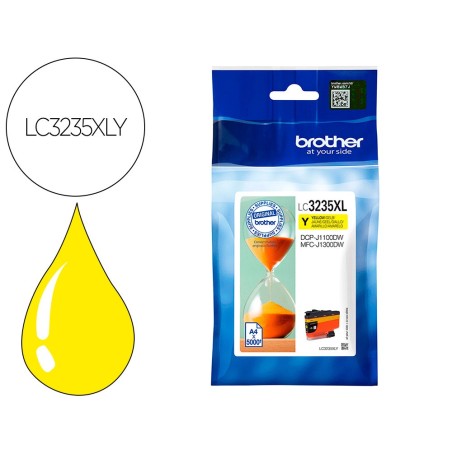 Ink-jet brother lc3235xly dcp-j1100dw / mfc-j1300dw amarillo 5000 paginas
