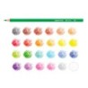 Lapices de colores carioca tita mina 3 mm tubo carton 24 colores surtidos  sacapuntas