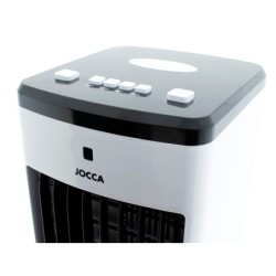Climatizador humidificador frio jocca 3 velocidades y 3 modos auto ajuste aspas deposito 3 l 600x260x280 mm