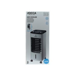 Climatizador humidificador frio jocca 3 velocidades y 3 modos auto ajuste aspas deposito 3 l 600x260x280 mm