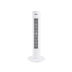 Ventilador de torre jocca 3 velocidades 45w sistema oscilacion altura 730 mm 730x170x170 mm