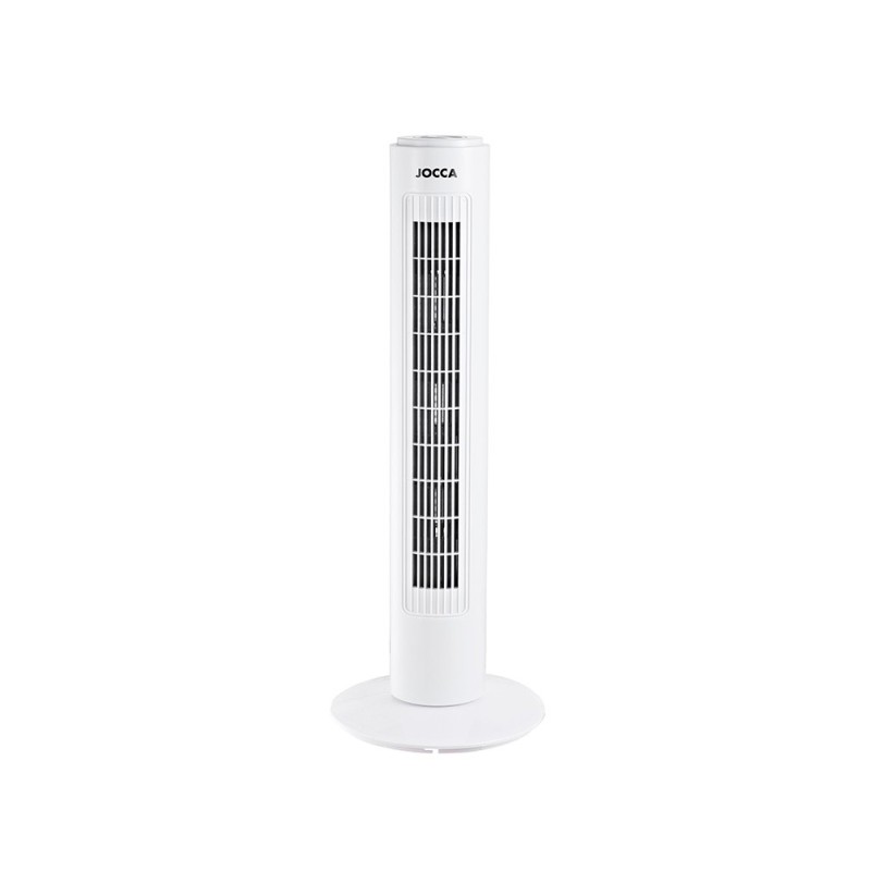 Ventilador de torre jocca 3 velocidades 45w sistema oscilacion altura 730 mm 730x170x170 mm