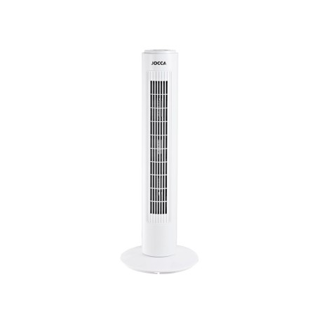 Ventilador de torre jocca 3 velocidades 45w sistema oscilacion altura 730 mm 730x170x170 mm