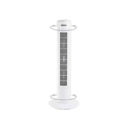 Ventilador de torre jocca 3 velocidades 45w sistema oscilacion altura 730 mm 730x170x170 mm