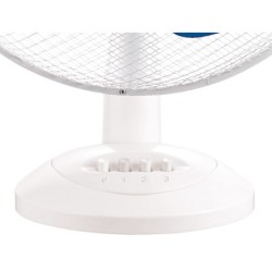Ventilador de sobremesa jocca 3 velocidades 40 w sistema oscilacion y cabezal basculante diametro 300 mm