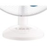Ventilador de sobremesa jocca 3 velocidades 40 w sistema oscilacion y cabezal basculante diametro 300 mm