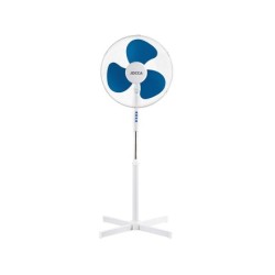 Ventilador de pie jocca 3 velocidades cabezal reclinable 40w diametro 400 mm 420x520x1200mm