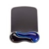 Alfombrilla para raton kensington duo gel con reposamuñecas color negro/azul 240x182x25 mm