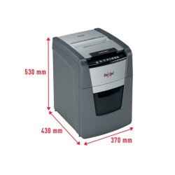 Destructora de documentos rexel optimum auto 100x eu capacidad 100 hojas particulas destruye grapas