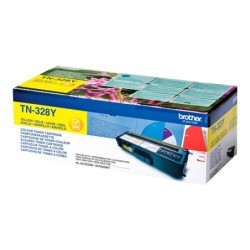 Toner brother laser tn328y amarillo alta capacidad 6000 paginas