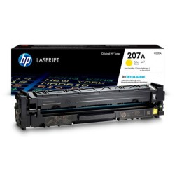 Toner hp 207a hp laserjet pro m255dw / m255nw / m282nw / m283fdn amarillo 1250 paginas