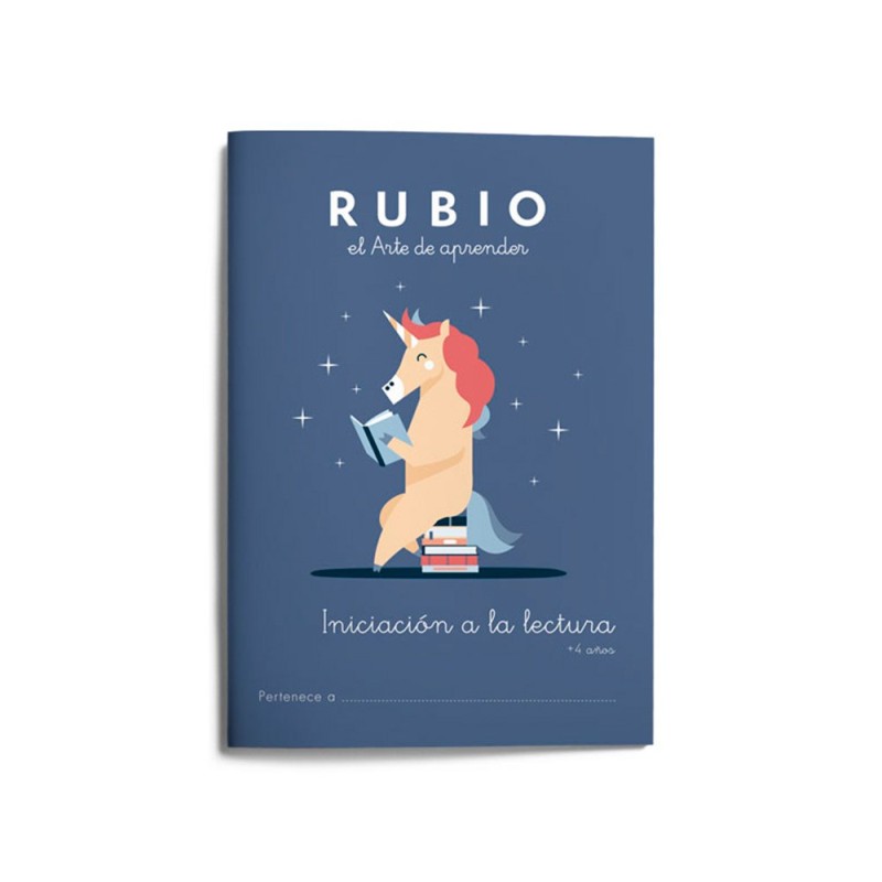 Cuaderno rubio iniciacion a la lectura  4 años