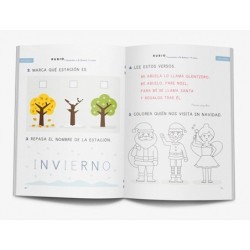 Cuaderno rubio iniciacion a la lectura  4 años