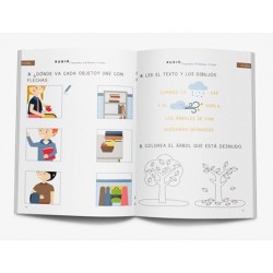 Cuaderno rubio iniciacion a la lectura  4 años