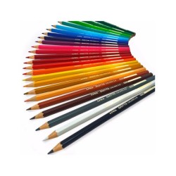 Lapices de colores giotto colors 3.0 mina 3 mm caja de 24 colores surtidos