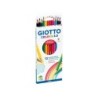 Lapices de colores giotto colors 3.0 mina 3 mm caja de 12 colores surtidos