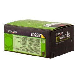 Toner laser lexmark 80c2sye amarillo 2000 paginas