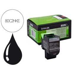 Toner laser lexmark 80c2hke negro 4000 paginas