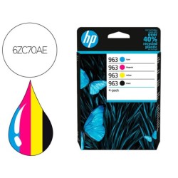 Toner hp laser 963-6zc70ae multipack negro / cian / magenta / amarillo