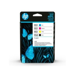 Ink-jet hp 6zc65ae 950/951 officejet pro serie 8600/251dw 276 dw multipack 4 colores negro/amarillo/cian/magenta