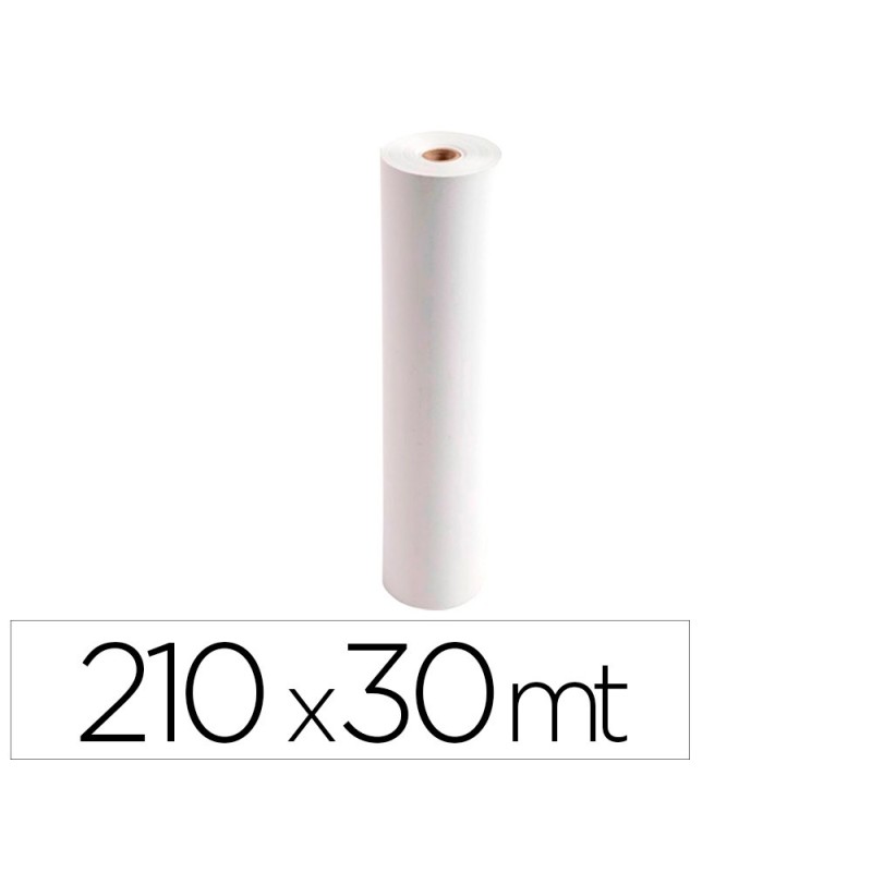 Rollo papel fax exacompta 210 mm x 30 mt