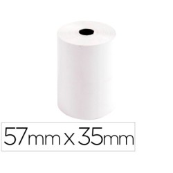 Rollo sumadora exacompta safe contact termico 57 mm x 35 mm 44 g/m2