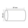 Rollo sumadora exacompta safe contact termico 57 mm x 35 mm 44 g/m2