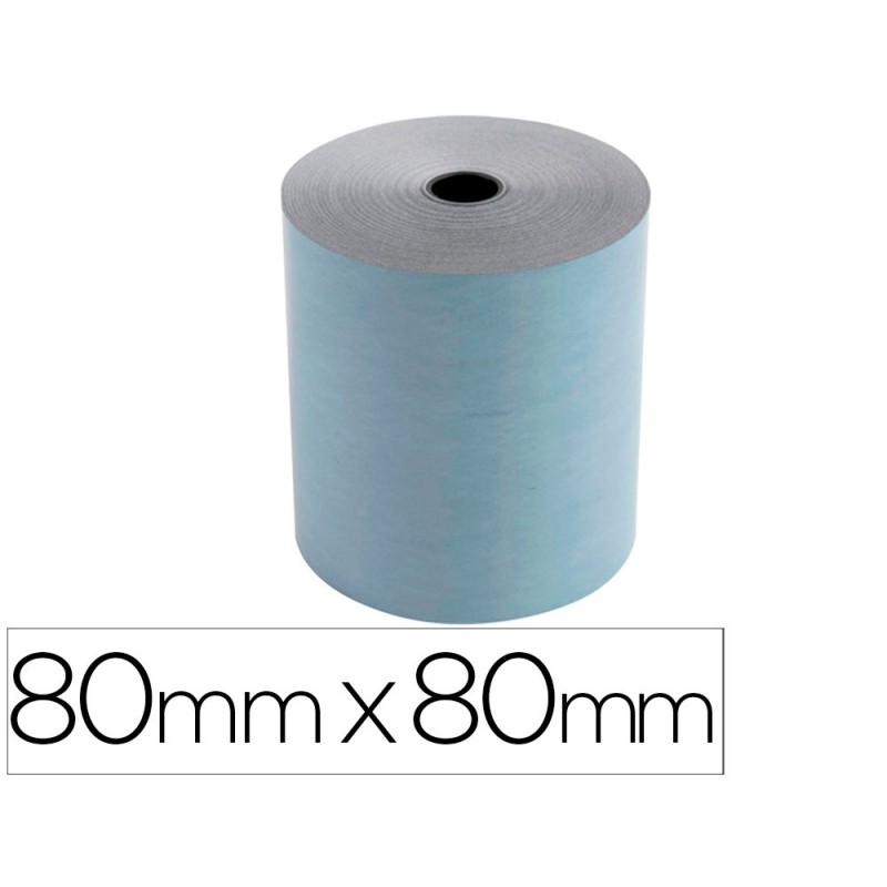 Rollo sumadora exacompta safe contact termico 80 mm x 80 mm 52 g/m2 Rollo sumadora exacompta safe contact termico 80 mm x 80 mm 52 g/m2