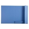 Subcarpeta cartulina exacompta clean safe din a4 con 2 solapas azul 400 gr paquete de 5 unidades