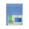 Subcarpeta cartulina exacompta clean safe din a4 con 2 solapas azul 400 gr paquete de 5 unidades