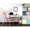 Organizador de sobremesa exacompta aquarel the quarter 4 compartimentos modulables colores pastel 120x120x83 mm