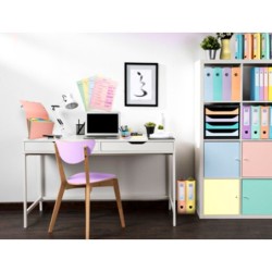 Revistero exacompta aquarel mag-cube set de 4 unidades colores pastel 266x328x305 mm