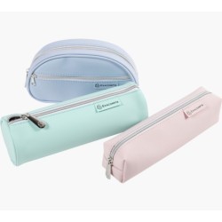 Bolso escolar exacompta aquarel goma 3 formas colores surtidos