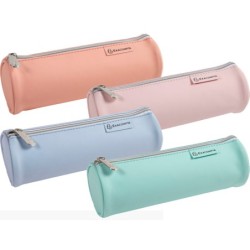 Bolso escolar exacompta aquarel goma 3 formas colores surtidos
