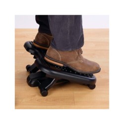 Reposapies kensington solemassage 5 alturas ajustables color negro