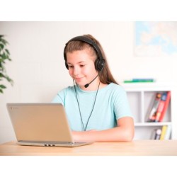 Auricular kensington hi-fi con microfono usb cable 180 cm