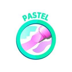 Rotulador maped fluorescente peps pastel con glitter estuche de 4 unidades colores surtidos