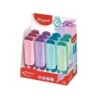 Rotulador maped fluorescente peps pastel con glitter colores surtidos
