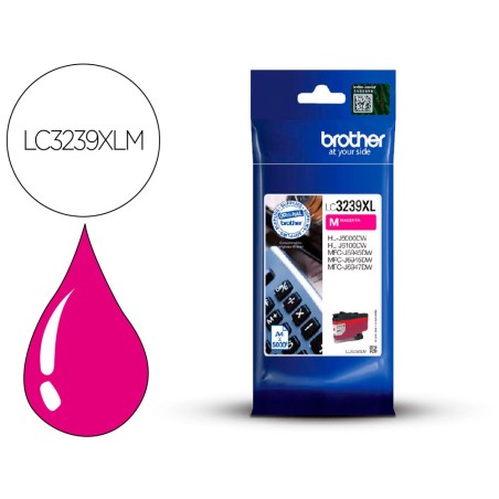 Ink-jet brother lc3239xlm mfc-j6945dw / mfc-j5945dw / hl-j6000dw magenta 5000 paginas