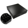 Cajon portamonedas 8 monederos 4 billeteros apertura electrica negro 410x415x110 mm