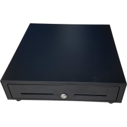 Cajon portamonedas 8 monederos 4 billeteros apertura electrica negro 410x415x110 mm