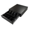 Cajon portamonedas 8 monederos 4 billeteros apertura electrica negro 410x415x110 mm