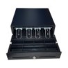 Cajon portamonedas 8 monederos 4 billeteros apertura electrica negro 410x415x110 mm
