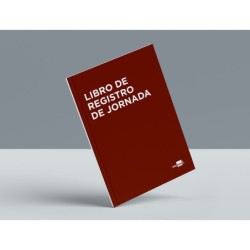 Libro liderpapel registro de jornada empleados a4 10 empleados mes pagina papel blanco 90 g