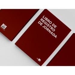 Libro liderpapel registro de jornada empleados a4 10 empleados mes pagina papel blanco 90 g