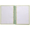 Cuaderno espiral a4 micro antartik tapa forrada80h 90 gr horizontal 1 banda 4 taladros color verde